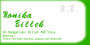 monika billek business card